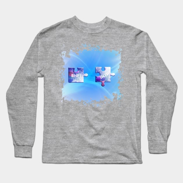 ENFJ - INTP Long Sleeve T-Shirt by flings